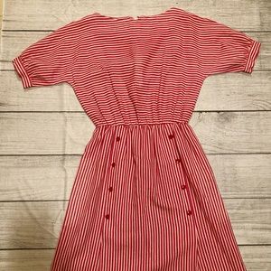 Vintage Summer Stripes Dress